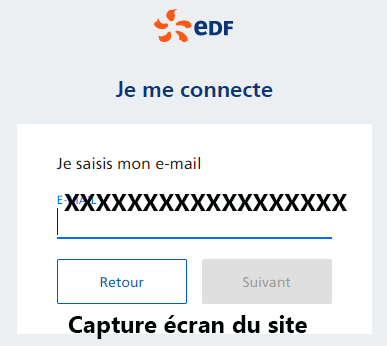 EDF particulier connexion