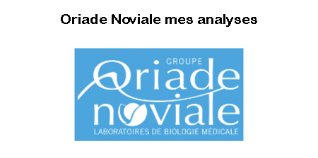 www.oriade-noviale.fr espace patient