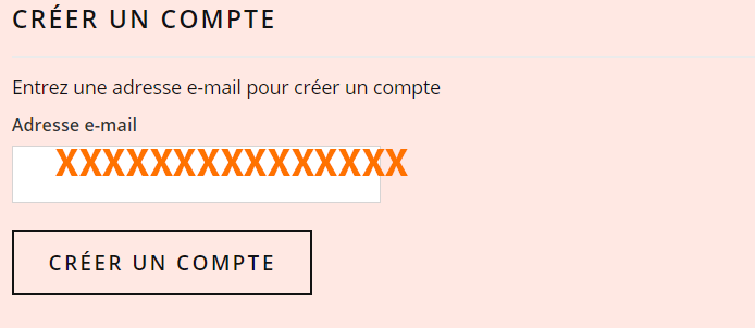 Créer compte Mademoiselle Chic