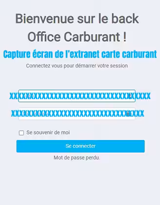 connexion espace client carte carburant