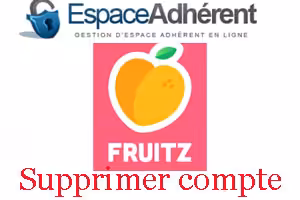 Supprimer compte Fruitz