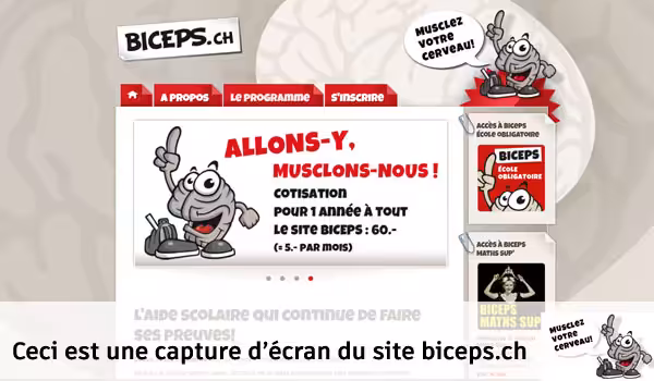 Exercice biceps.ch français