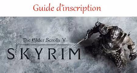 Ouverture de mon compte Bethesda Skyrim