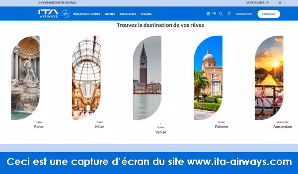 ITA Airways check-in online