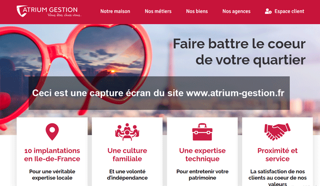 accès à mon compte sur www.atrium-gestion.fr
