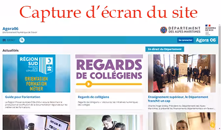 Comment se connecter à mon compte Agora06 ?