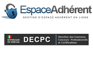 Inscription en ligne aux concours DECPC sur le site www.decpc.sn (Session 2023)