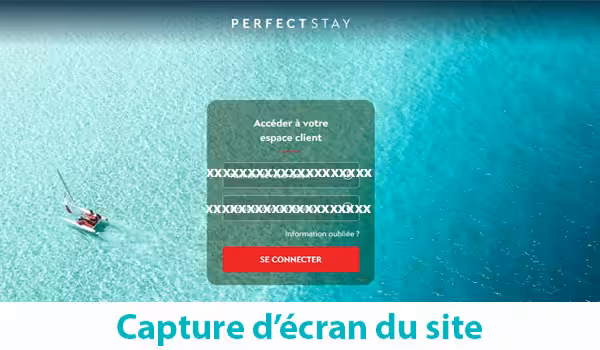 Accéder à mon compte PerfectStay.com