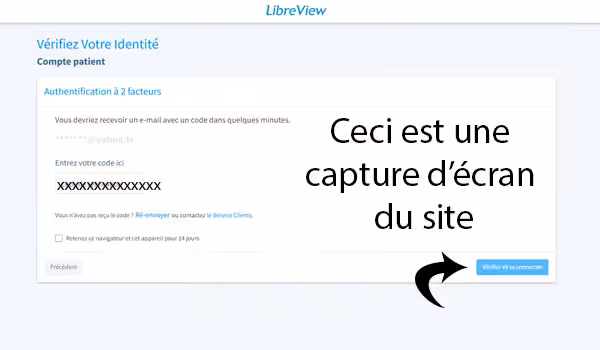 Se connecter à mon compte patient LibreView