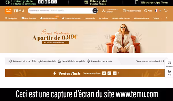 www.temu.com connexion et accès en ligne 
