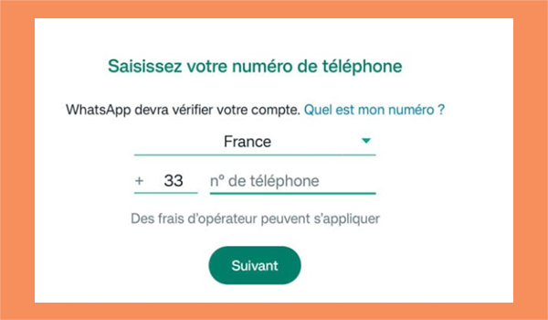 Avoir second compte WhatsApp sur le même smartphone