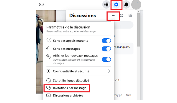 Comment voir les invitations par message sur Facebook Messenger