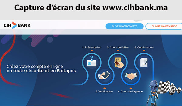 Site internet www.cihbank.ma