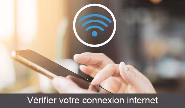 Rétablir la connexion internet pour pouvoir joindre une personne sur Messenger